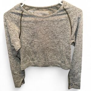 Victoria's Secret Pink Seamless Heather Gray Top